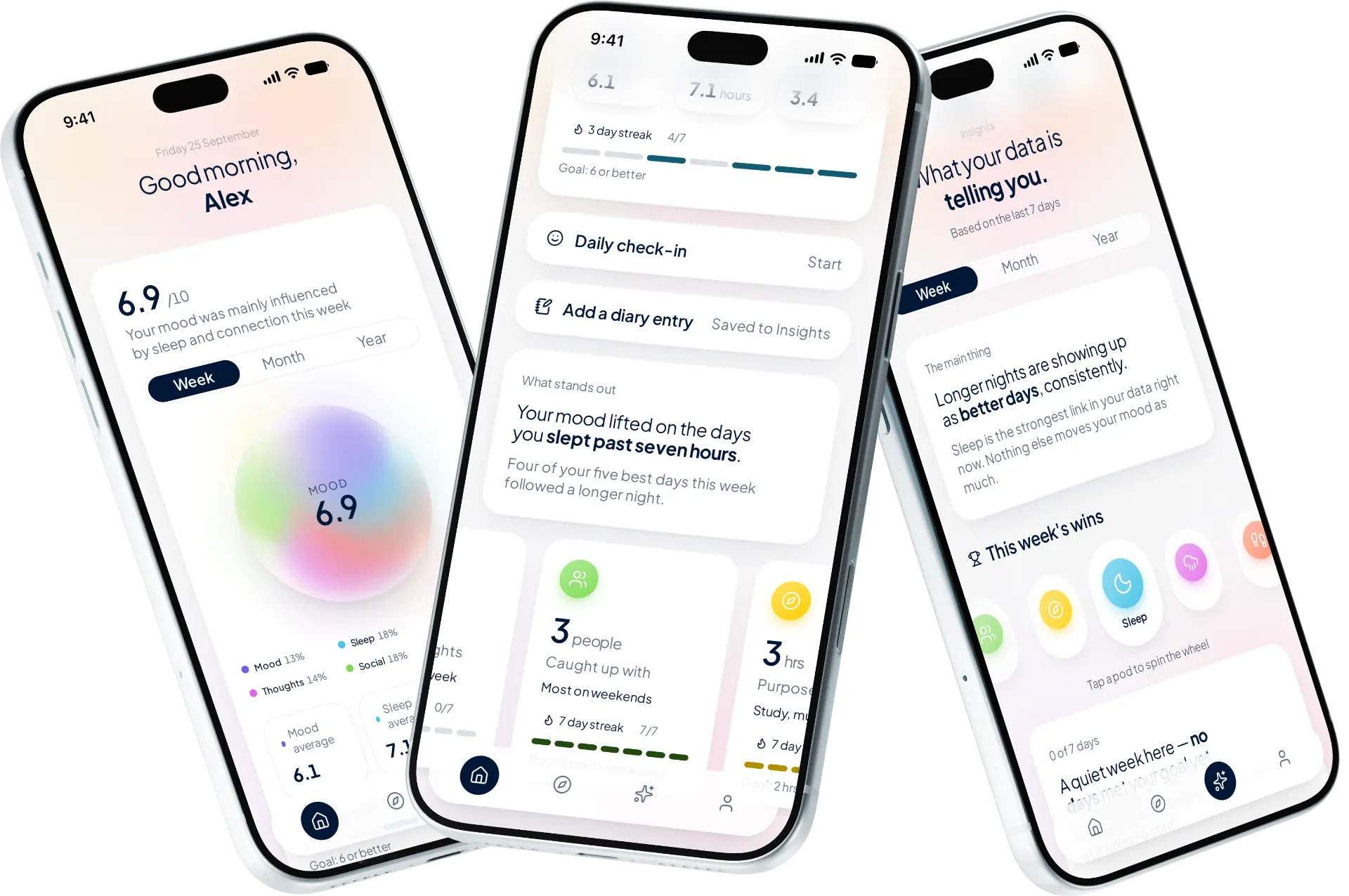 The Minding Your Mind app on a phone.